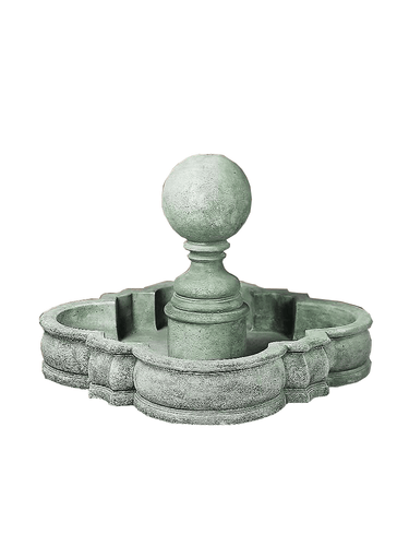 Sfera Cast Stone Outdoor Garden Fountain Fountain Tuscan